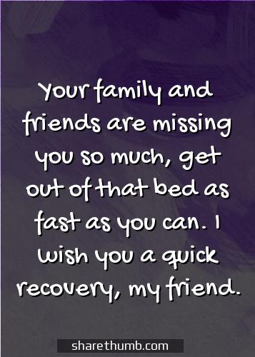 best wishes for a recovery